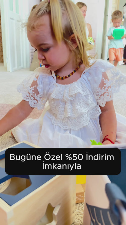 Baltık Mucizesi Bebek Kehribar Diş Kolyeliği