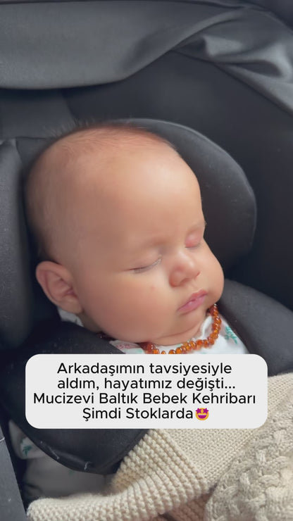 Baltık Mucizesi Bebek Kehribar Diş Kolyeliği